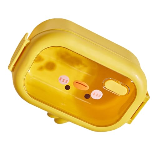 Image of Xixian Little Yellow Duck Stainless Steel Lunch Box with 2 Compartments & Insulation