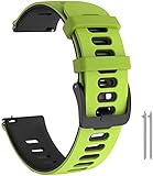 Pluschic Compatible with Vivoavtive 3 Band/Galaxy Watch 3 Band, 20mm Soft Quick-Fit Band for Samsung Galaxy Watch Active 2/Garmin Forerunner 245/645/Garmin Venu