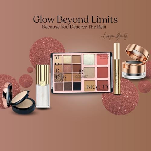 Image of Lakyou Beauty More 18 in 1 Eyeshadow Pallet for Glamorous Eye Makeup | Blush Bloom & Highlighter | Water resistance | Long Lasting Blendable Formula | Colorful Powder Kit for Face Makeup Kit - 56g