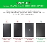 JUQITECH Backlit Keyboard Case for Samsung-Galaxy-Tab A8 10.5 2022, Smart Soft Case with Detachable Wireless Bluetooth Keyboard for Galaxy Tab A8 10.5" SM-X200/X205/X207 Tablet Cover, UK Layout - Image 9