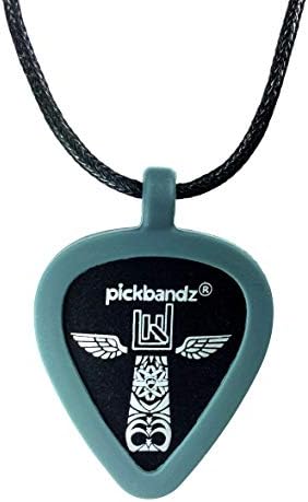 Necklace Silicone Pick Holder in Timberwolf Gray - Fits All image 2