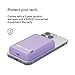 Belkin Portable Charger, Wireless Power Bank 5000 mAh MagSafe Charger 7.5W, Built-in Pop-up Kickstand - iPhone 17, Air, Pro, Pro Max, iPhone 16, AirPods, Apple Watch, Google Pixel 10, etc. - Purple