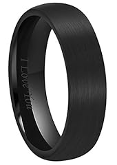 6mm Black Brushed Ceramic Dome