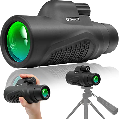 Tydeux 10x42 K9 Prism Waterproof Monocular Telescope for Wildlife Bird Watching Hunting Camping Travel Secenery