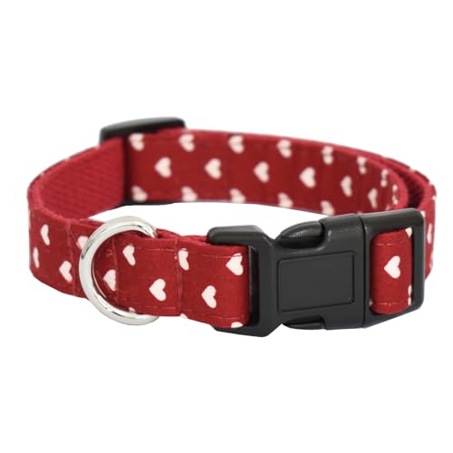 Dog Collar, Cute Cotton Dog Collars Adjustable Soft Girl Dog Collars for Small Medium Large Dogs Dog Collar, Cute Cotton Dog Collars Adjustable Soft Girl Dog Collars for Small Medium Large Dogs