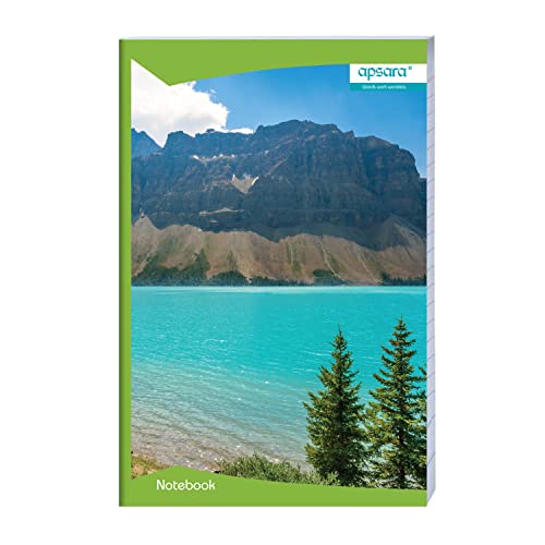 Image of Apsara Mahabar (Foolscap) Longbook | 33 CM x 21 CM Approx - Pages 320 | Plain Unruled Long Notebook | GSM 56 | Use for School & College Students and Professionals | Covers May Differ | Pack of 4