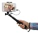 ExoPod Aluminum Selfie Stick Hassle-Free Wired Monopod with Built-in Shutter for iPhone 6, 6 plus, iPhone 5S/5, Galaxy S6, S6 Edge, Galaxy Note 4, LG G4/G3, and other smartphones (Black)