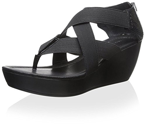 Donald J Pliner Women's Platform Sandal, Black, 8.5 M US