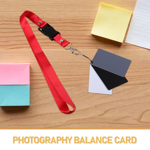 Tarjetas de balance de blancos SEWACC en acrílico con correa 3