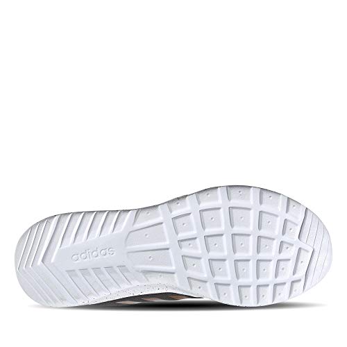 adidas Women's Cloudfoam QT Racer Xpressive-Contemporary Cloadfoam Running Sneakers Shoes, Grey Six/tactile gold met./ftwr White, 9 M US