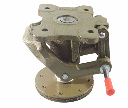 6" Cast Iron Floor Lock, Foot Operated, 4-1/2" x 6" Top Plate (AC-2728)