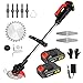 Conentool 24 V Rasentrimmer mit Akku 2 × 2000 mAh Batterie, Elektrischer Rasentrimmers, 600 W Garten Trimmer, Leichter Mini rasenmäher, 90° Biegung, ergonomisch, 3 Arten von Schneidklingen, Schwarz Baby,Schwarz günstig Kaufen-Conentool 24 V Rasentrimmer mit Akku 2 × 2000 mAh Batterie, Elektrischer Rasentrimmers, 600 W Garten Trimmer, Leichter Mini rasenmäher, 90° Biegung, ergonomisch, 3 Arten von Schneidklingen, Schwarz