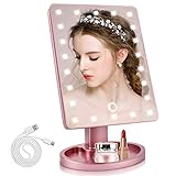 Tmacker Dorm Room Essentials for College Students Girls Vanity Mirror with Lights, College Dorm Essentials for Girls Makeup Mirror with Lights, Teen Girl Gifts Trendy Stuff, Room Decor Aesthetic