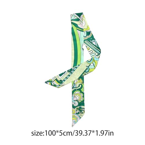 Women Skinny Scarf Thin Belt Tie Bag Handle Wrap Silk Feeling Choker Elegant Decoration Fashionable Headband Scarf For Women4