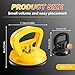 HORFUTY Car Dent Puller 3 Pack Dent Puller Powerful Car Dent Removal Kit Suction Cup Dent Puller for Car Dent Repair Dent Remover Tool for Car Body,Tiles Lifting,Objects Moving,Screen (Yellow+Black)