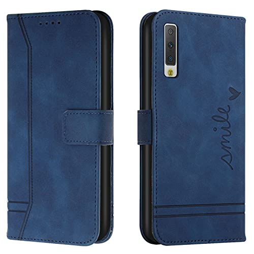 Lihondar Funda para LG Stylo 7 4G/5G, Premium PU Cuero Billetera Tapa Flip Protectora Carcasa Libro Case Magnético con Tapa y Ranura para Tarjetas Piel Cartera para LG Stylo 7 4G/5G (Azul)