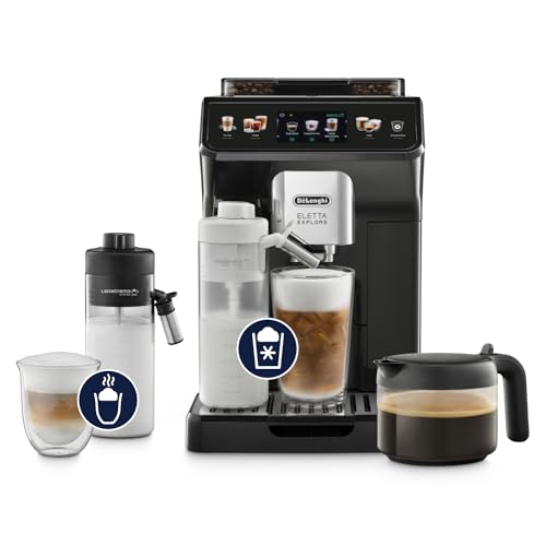 De'Longhi Eletta Explore ECAM452.67.G, Volautomatische Espressomachine met Cold Brew, LatteCrema...