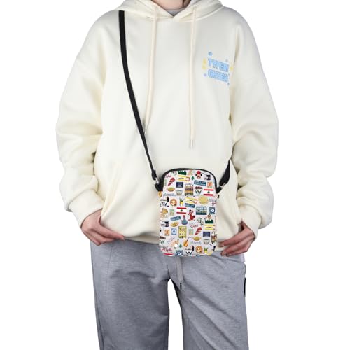 G2TUP Lebanon Lover Gift Lebanon Design Crossbody Bag Lebanese Travel Bag Lebanon Vacation Trip Gift4