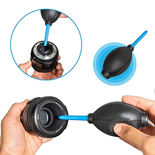 Druckluft Staubreiniger,2er pack Rakete Luftdruck Cleaner Druckluftspray Luftdruckpistole für Kamera Objektiv Reinigungs und PC Tastatur Reinigung Handy Linse Keyboard Mit Kurze oder Lange Düse