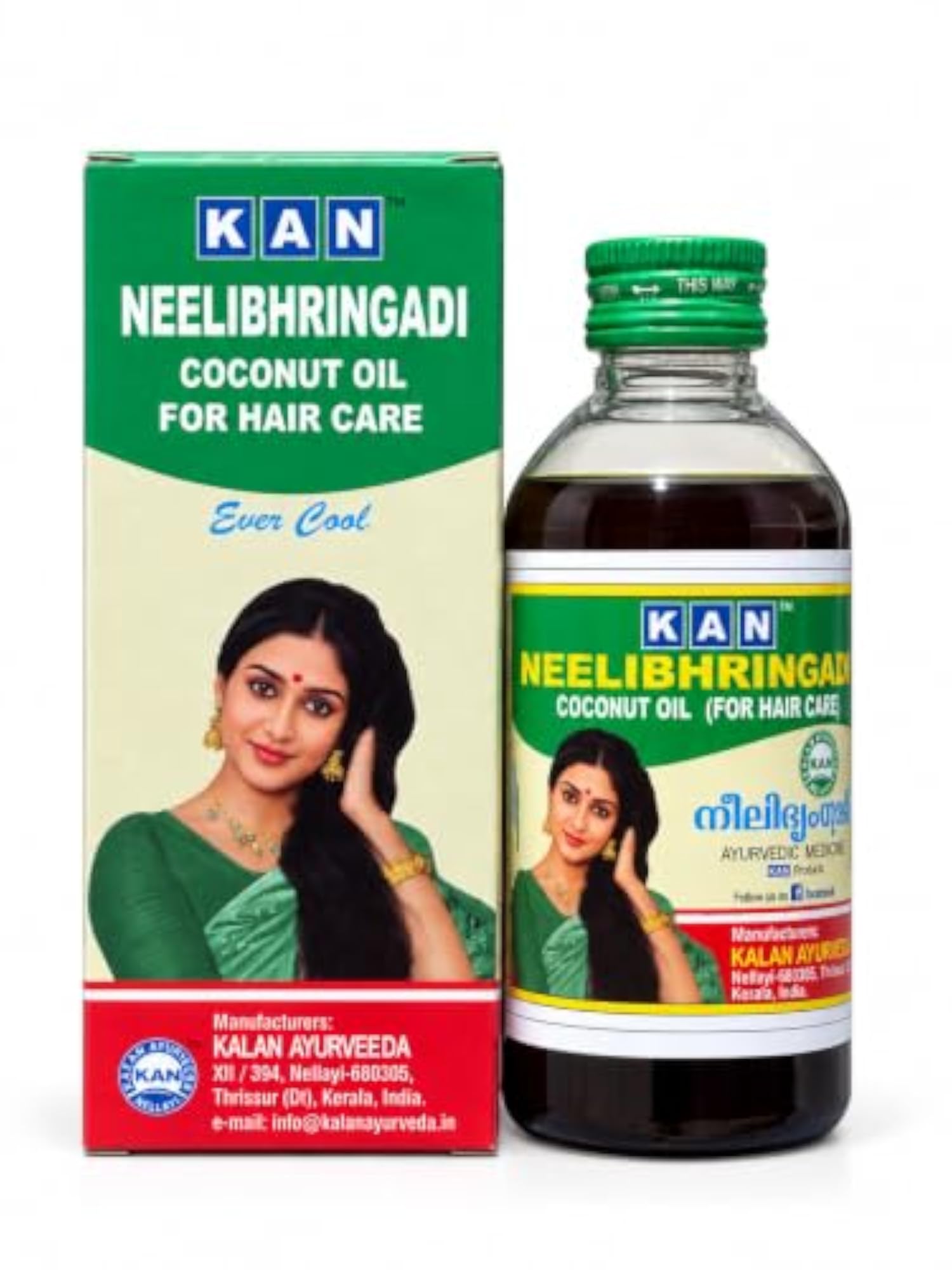 Kalan Ayurveda's Neelibhringadi Coconut Hair Oil 450 ml