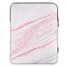 Produktbild MoKo 9-11" Tablet Hülle, Polyester Sleeve Schutzhülle Kompatibel mit iPad Pro 11 2021,iPad 9/8/7 10.2,iPad Air 4 10.9, iPad 10.2,iPad Air 3 10.5",iPad 9.7,Galaxy Tab A 10.1, Rosa Grau Marmor