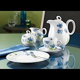 Material: Porzellan Seltmann Weiden Geschirr-Serie Trio blaue Orchidee Material Teeservice 20-tlg. Trio blaue Orchidee