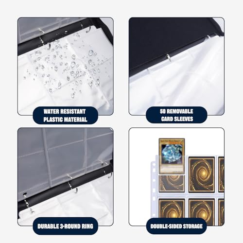 Lomoneh HY04YXW-YXW-900 Trading Card Binder For Yugioh Cards- 9 Pocket thumb #3