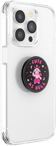 Miniatura 3 de POPSOCKETS Agarre para teléfono con soporte expandible, PopSockets para teléfono, lindo como el infierno