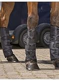 Transportgamaschen niedrig Ekkia schwarz Warmblut