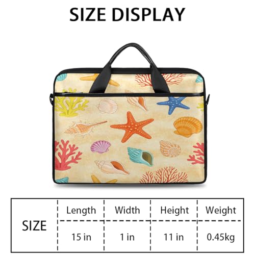 Bolso para portátil tema playa cartoon 15 pulgadas miniatura 2