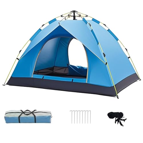 Carpa ligera impermeable para camping y mochilero 4 personas miniatura 1