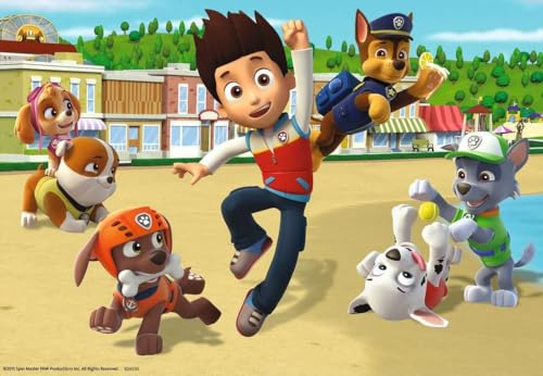 Ravensburger Kinderpuzzle - 09064 Heldenhafte Hunde - Puzzle für Kinder ab 4 Jahren, Paw Patrol Puzzle mit 2x24 Teilen
