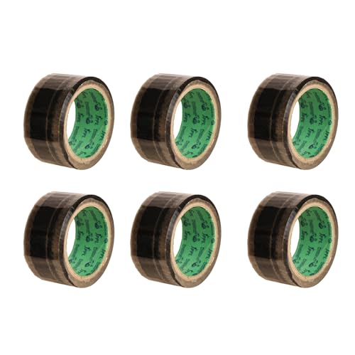 Nykaa Packaging Tape – 48mm Width x 65m Length, Pack of 6 Rolls | Strong Adhesive BOPP Tape for E-Commerce Shipping, Box Sealing, and Small Business Packaging Needs