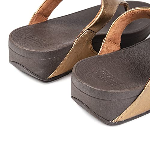 Image of FitFlop Womens Lulu Leather Toe Post Sandals