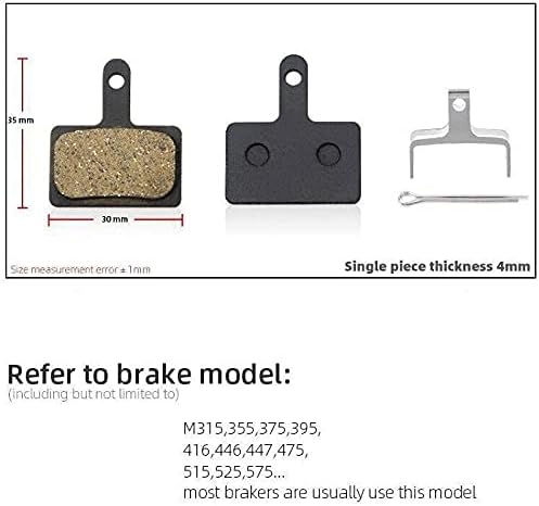10 Pairs Bicycle Disc Brake Pads are Used/Fit for Shimano SRAM Avid Hayes Magura Company Bicycle Accessories (Color : 811)