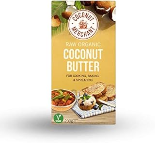 Organic Coconut Butter (200g x4) Great for Cooking and Baking | Zero Cholesterol | Vegan | Low GI | Ethically Sourced