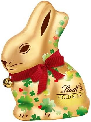 Lindt Gold Bunny Latte Quadrifoglio, Coniglietto di Cioccolato al Latte, Pasqua, formato 200g - Immagine 1