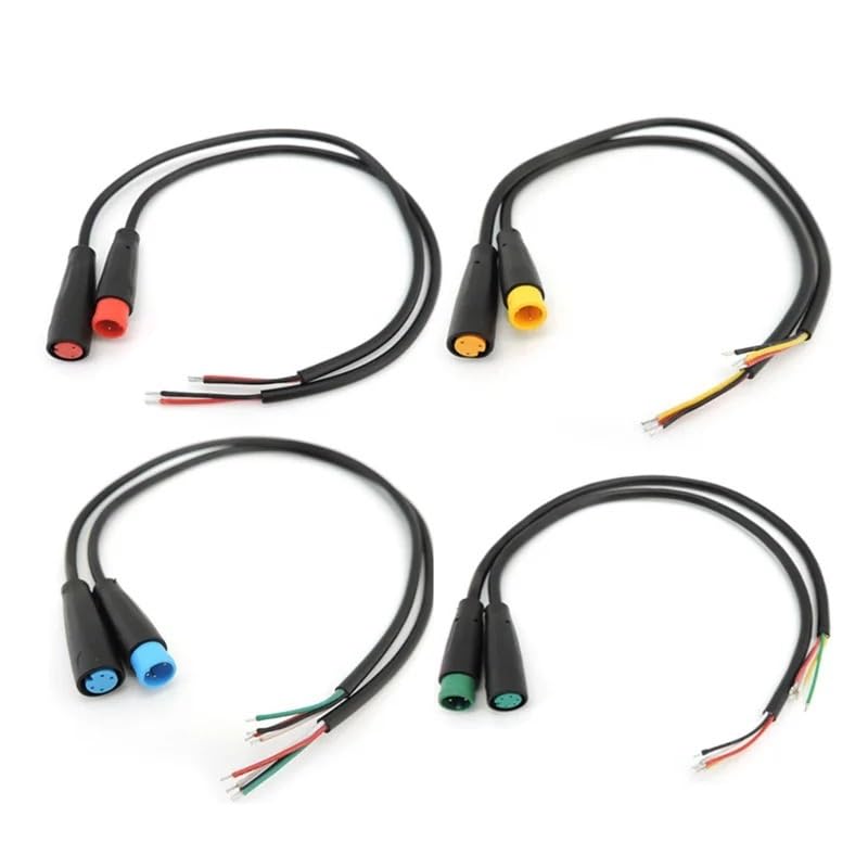 Connecteur femelle mâle étanche M8 pour réparer coupure frein VAE