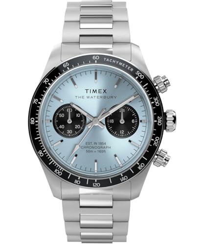 Timex Montre Chronographe Waterbury Heritage pour Style Homme Chic