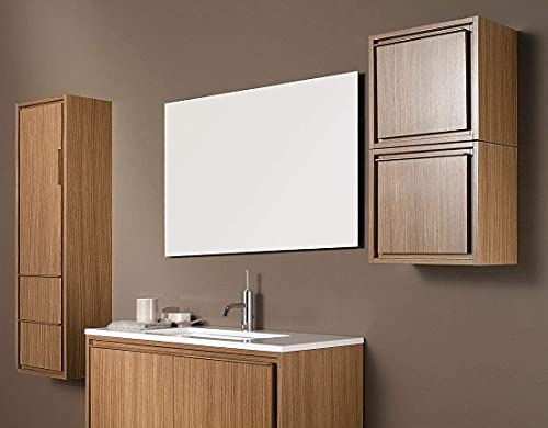 Espejo-de-Bano-60X80-Liso-Smooth-Horizontal-Espejo-de-bano-Moderno-baanio-para-Bano-Salon-o-Recibidor-de-facil-instalacion-Luna-Sencilla-Versatil-y-Muy-Funcional