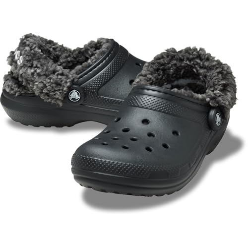 Image of Crocs Unisex-Adult Classic Fleece Lined Clogs, Fuzzy Slippers for Women and Men