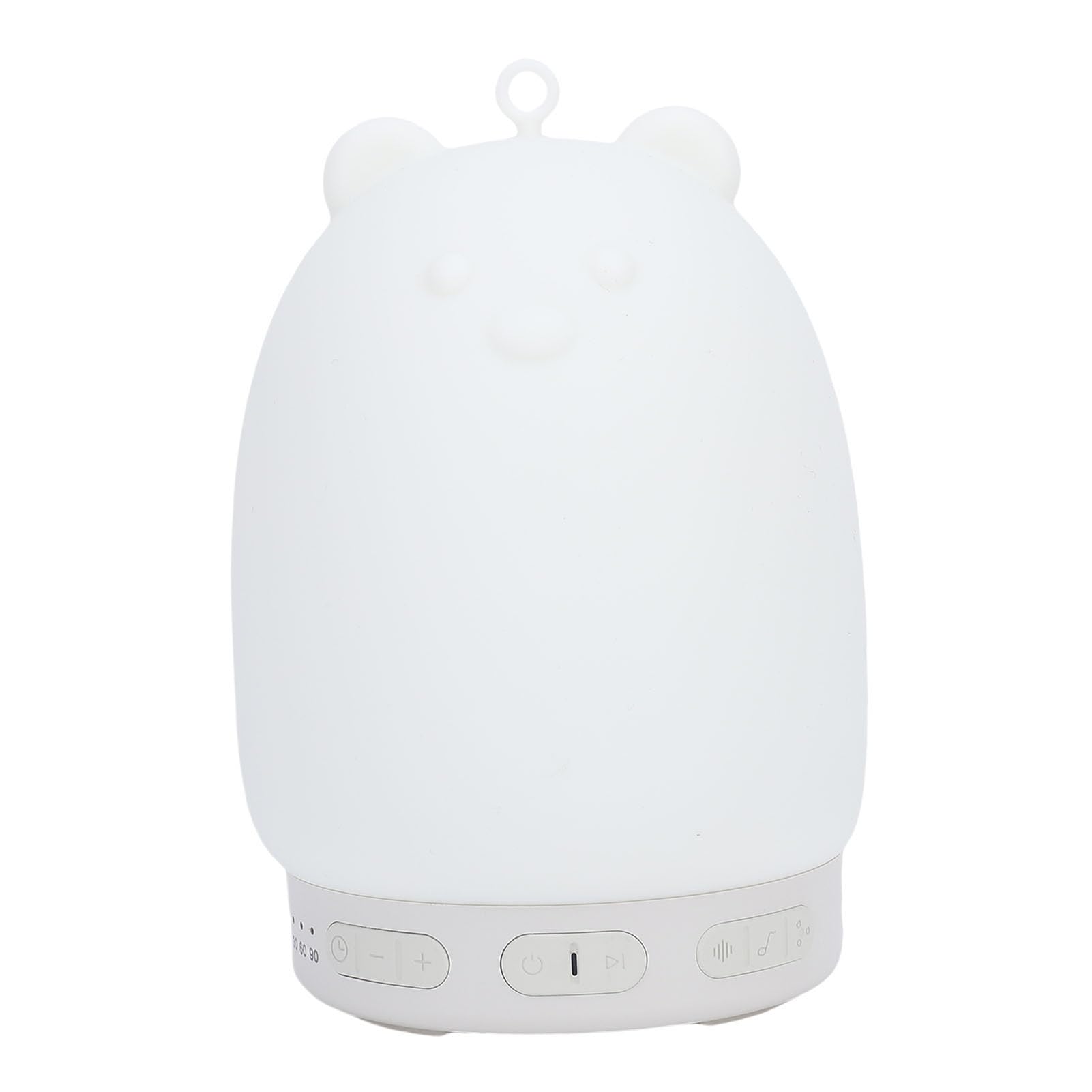 Fabater Veilleuse en Forme D'ours avec connectivité Bluetooth et Bruit Blanc pour Chambre D'enfant, Lueur Douce et 31 Options Sonores