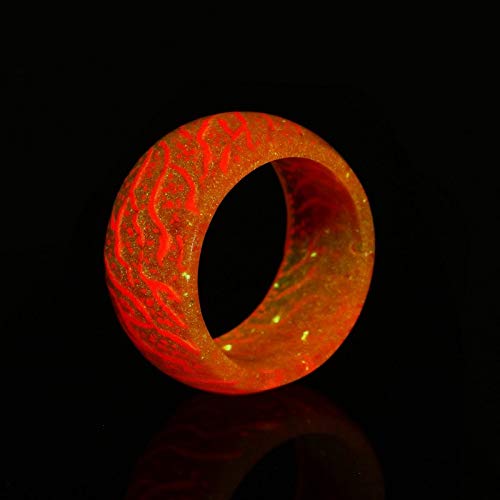 SXFSE Rings for Women, Fashion Trend Summer Night Creative Design Fluorescent Ring Jewelry Gift