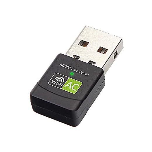 Adaptador Wi-fi Dual Band 2.4 5ghz 600 Mbps Wireless 5g Ac