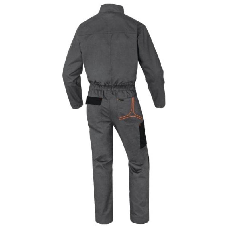 Delta Plus M2CZ3BM0 Mach2 Poliéster/Algodón Mono De Trabajo, Doble Cremallera, Azul/Marino/Azul/Real, S/M/L/XL/XXL/3XL Tamaño