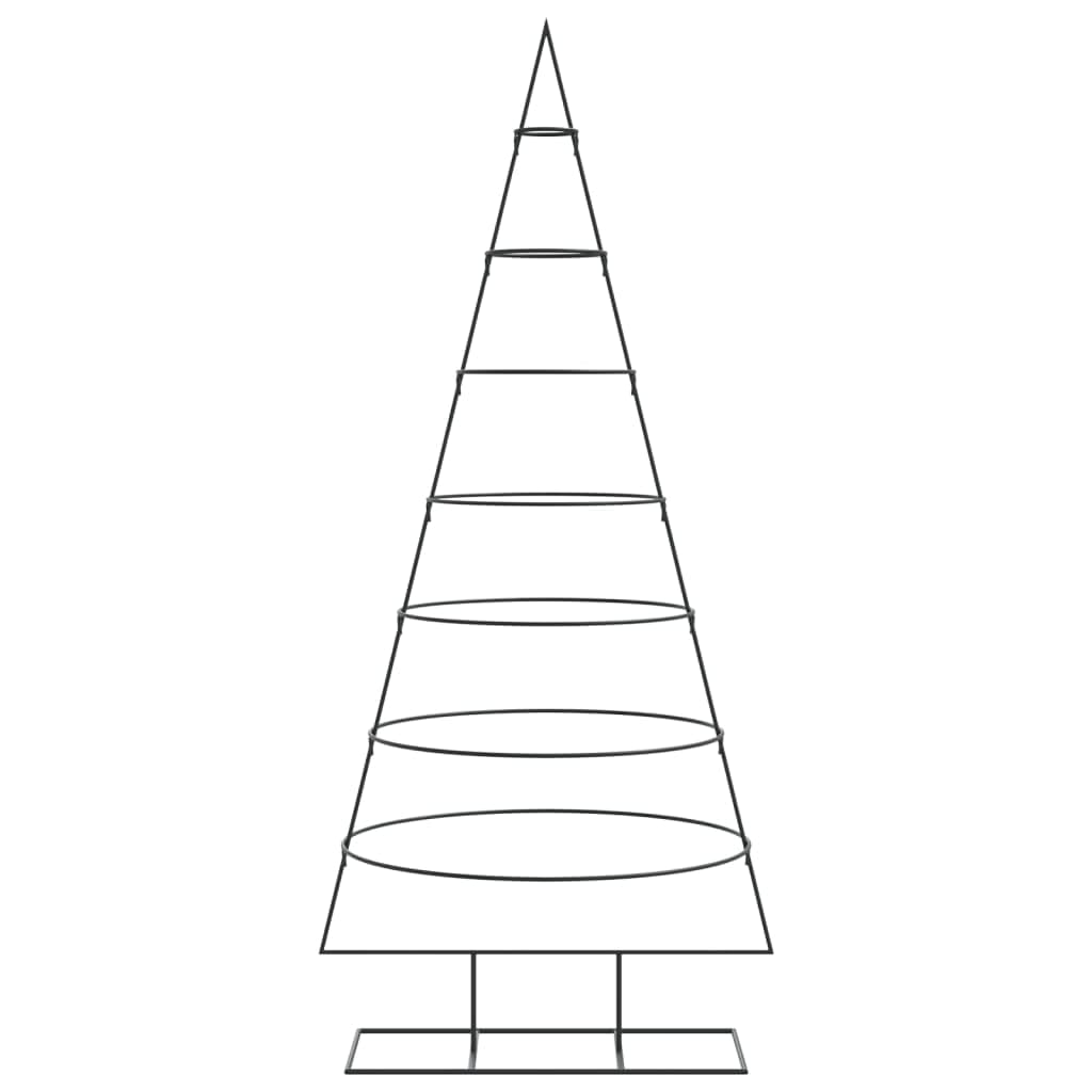 Homgoday Metall-Weihnachtsbaum für Dekorationen Christbaum Dekobaum Tannenbaum Metallbaum Weihnachtsschmuck Weihnachtsdeko 180 cm Schwarz