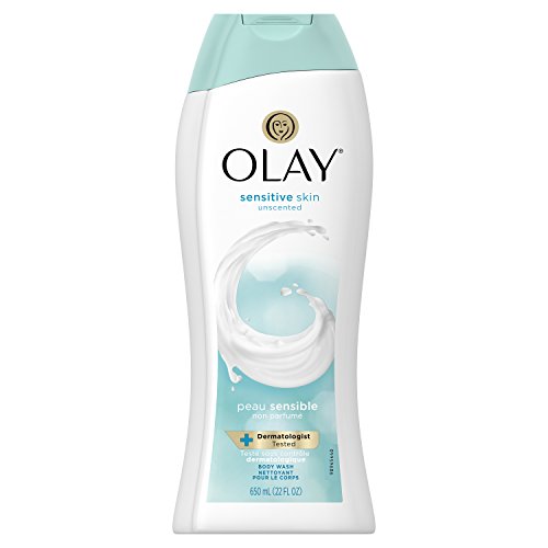 Olay Sensitive Skin Unscented Body Wash, 22 Fluid Ounce