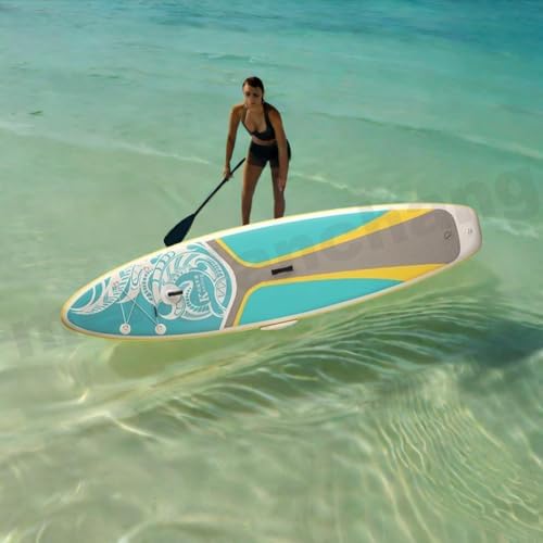Menglanchang 2-in-1 Inflatable Paddleboard with Pump & 500W Electric Scooter - 3.15m Anti-Slip Yoga Deck for Youth & Adults - Ultimate Water Fun Experience!