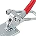 HEIHAK Heavy Duty Toggle Latch Clamp, 7716Lbs Capacity Adjustable Threaded U Bolt Self-lock Tire Carrier Latch, 40380 Pull Action Latch Toggle Clamp Tool with U-Hook