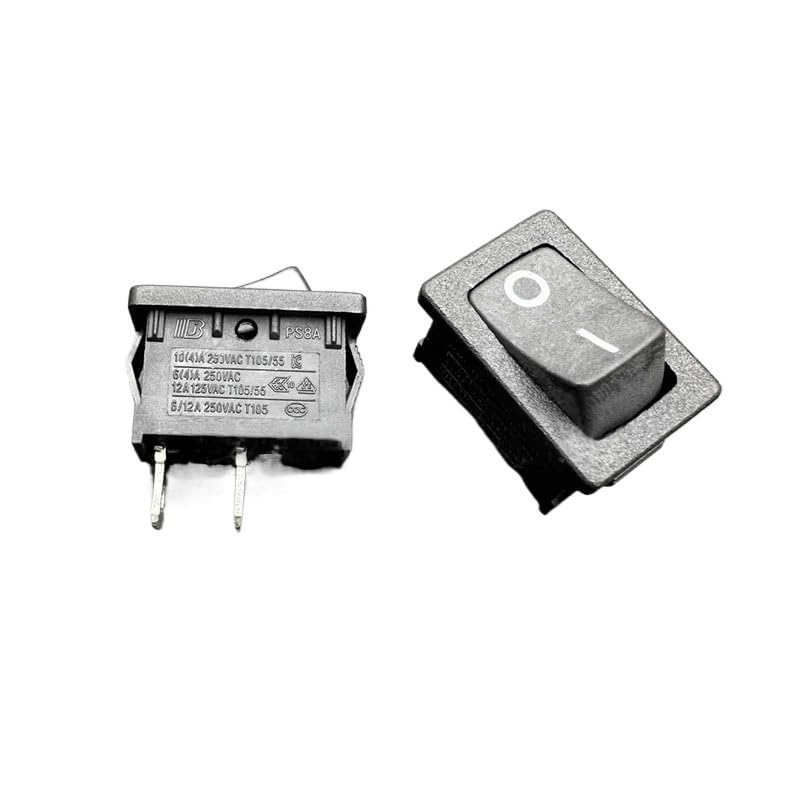 Interruptor de encendido PS8A-2 de 2 pines y 8A para control de paso de corriente